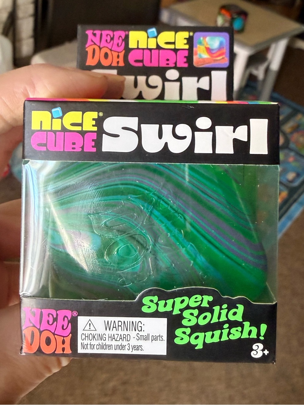 Schylling- NeeDoh- Swirl Cube- NEW!